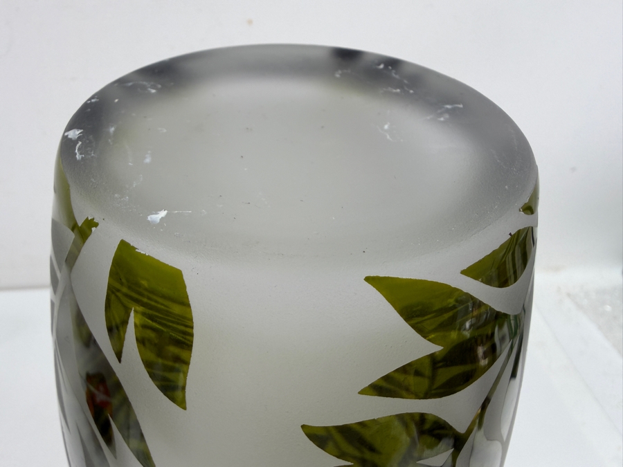 Just Added - Lenox Boutique Fern Leaf Pattern Vase 12'H [Photo 5]