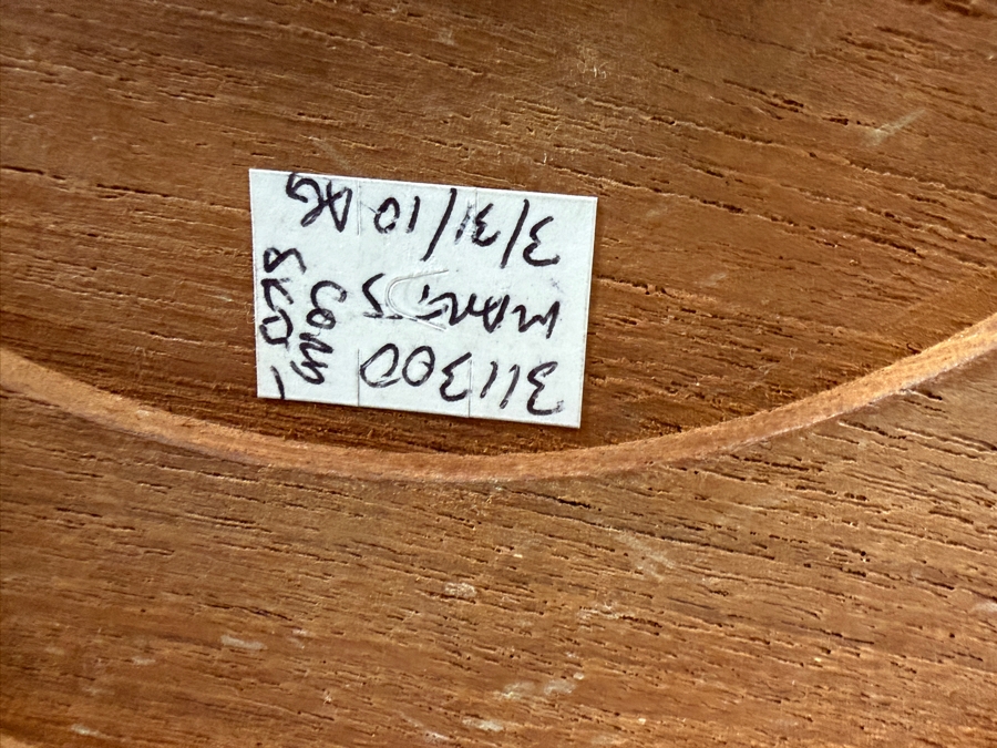 Just Added - Stunning Mid-Century Asian Hand Relief Carved Mahogany Wooden Floor Lamp Featuring Cranes And Butterflies With Original Silk Shade [Photo 11]