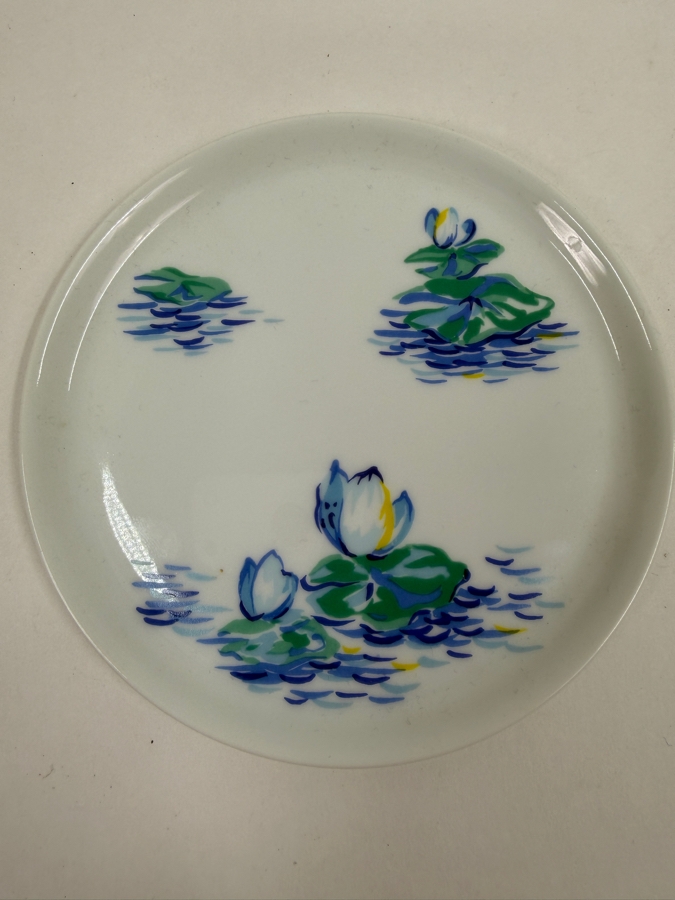 Just Added - Limoges France D. Porthaulb Small Pitcher With Underplate 4'H [Photo 2]