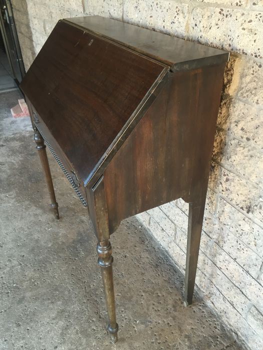 Vintage Small Mahogany Dropfront Secretary Desk [Photo 4]