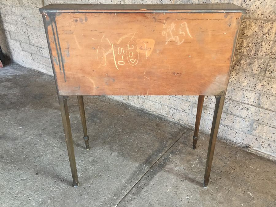 Vintage Small Mahogany Dropfront Secretary Desk [Photo 8]