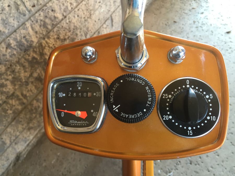 Vintage Golden Schwinn Exerciser Exercise Bike [Photo 5]