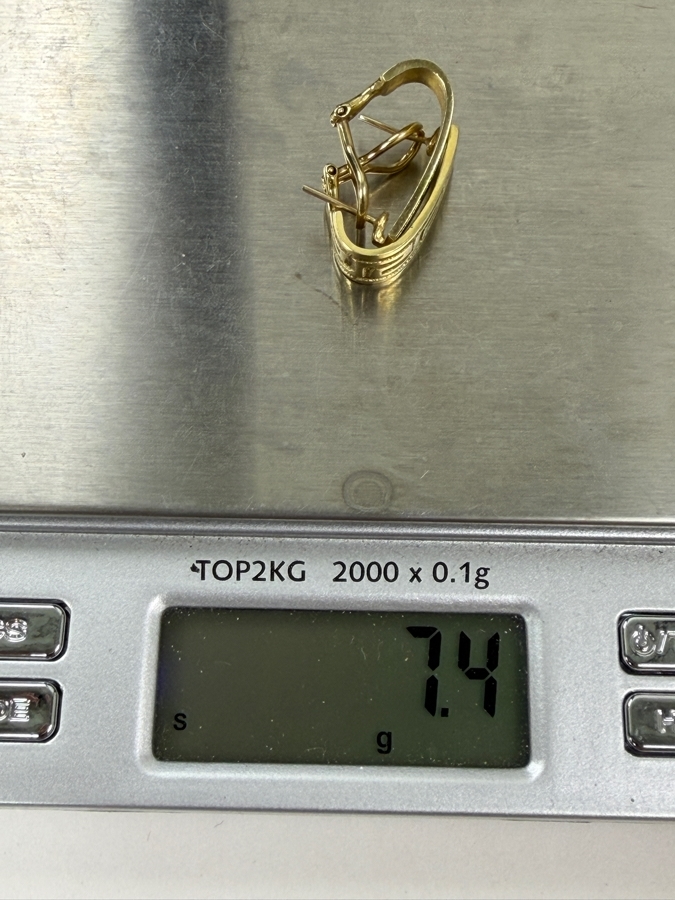14k Gold Earrings 7.4g [$664 Gold Melt Value] [Photo 7]