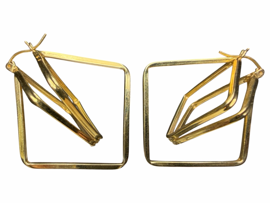 14k Gold Earrings 5.8g [$521 Gold Melt Value]