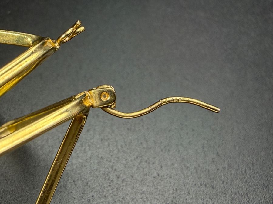14k Gold Earrings 5.8g [$521 Gold Melt Value] [Photo 4]