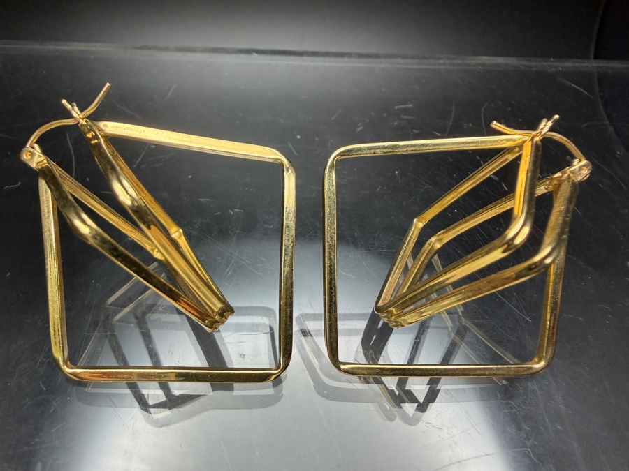 14k Gold Earrings 5.8g [$521 Gold Melt Value] [Photo 2]
