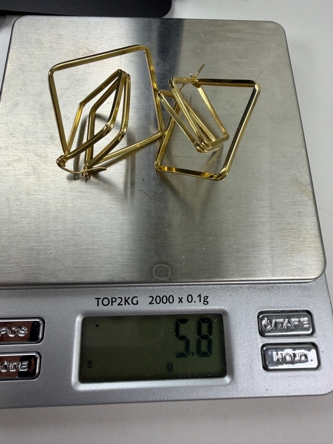 14k Gold Earrings 5.8g [$521 Gold Melt Value] [Photo 6]