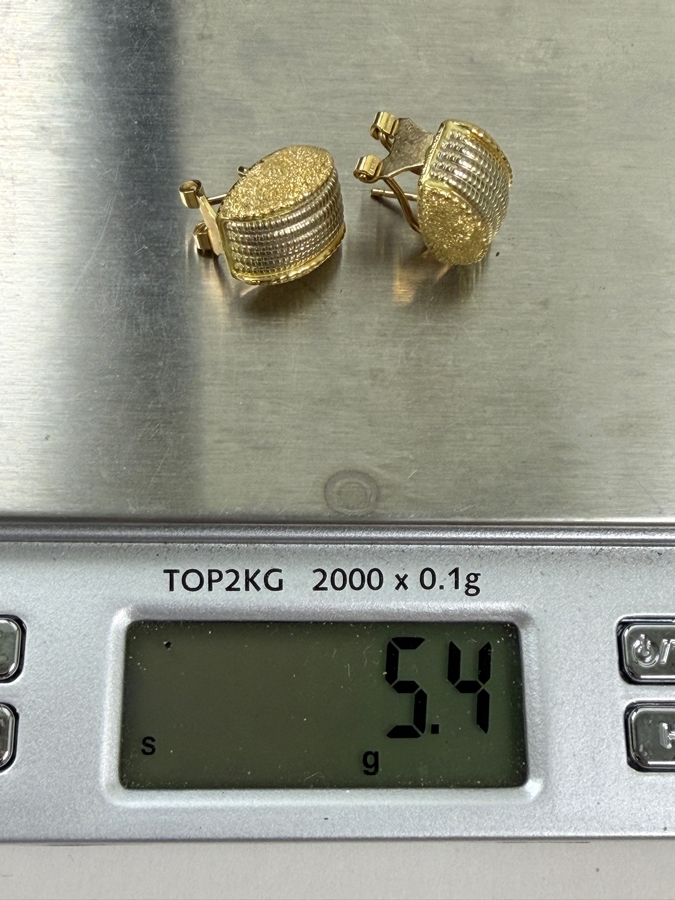 14k Gold Earrings 5.4g [$485 Gold Melt Value] [Photo 7]