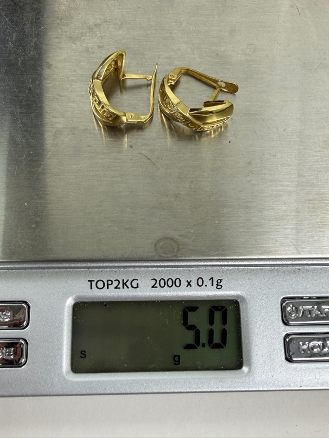 14k Gold Earrings 5.0g [$449 Gold Melt Value] [Photo 9]