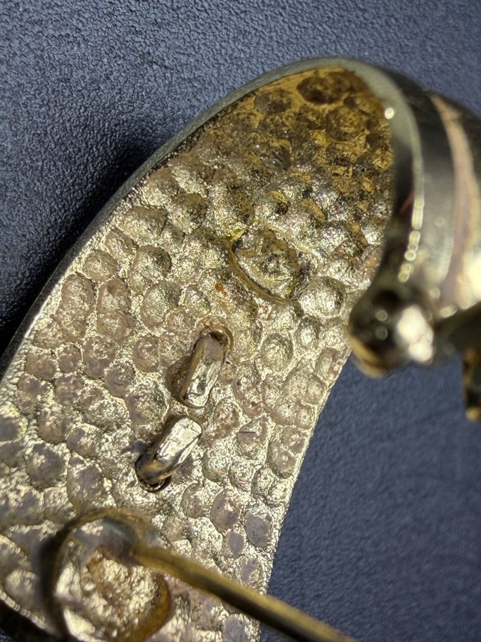 14k Gold Earrings With Panther Motif 11.1g [$997 Gold Melt Value] [Photo 6]