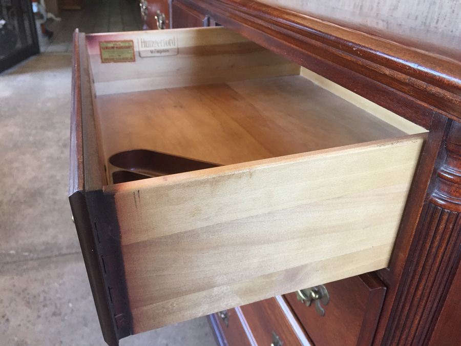 Vintage Mahogany 9-Drawer Dresser by Hungerford Memphis [Photo 11]