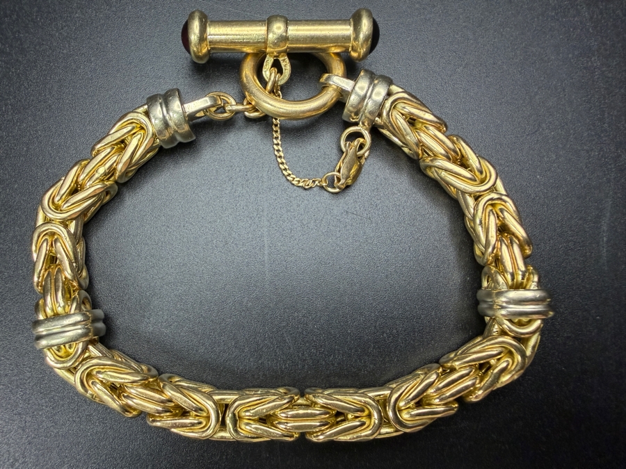 14k Gold 7' Bracelet 33.1g [Current Gold Melt Value Is $2,973] [Photo 2]