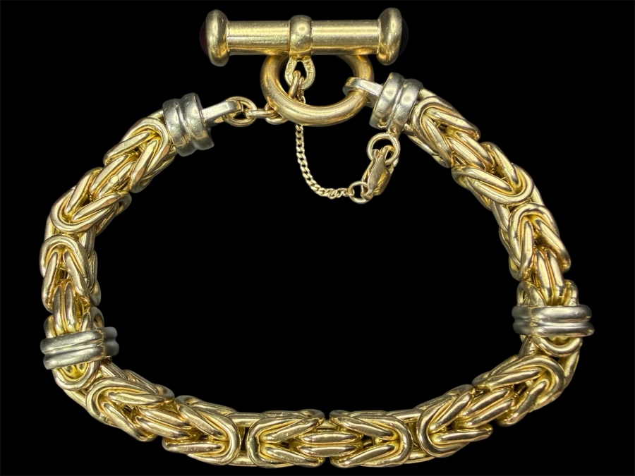 14k Gold 7' Bracelet 33.1g [Current Gold Melt Value Is $2,973]
