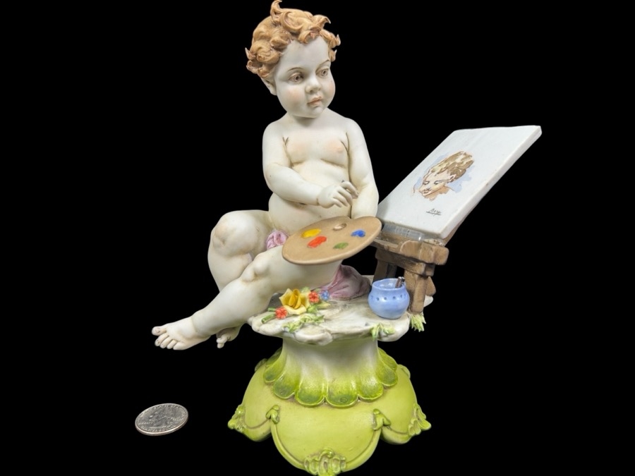 Just Added - Luigi Giorgio Benacchio Porcelain Figurine Made In Italy By Triade 7.5'H