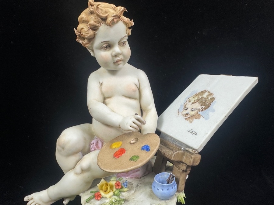 Just Added - Luigi Giorgio Benacchio Porcelain Figurine Made In Italy By Triade 7.5'H [Photo 2]