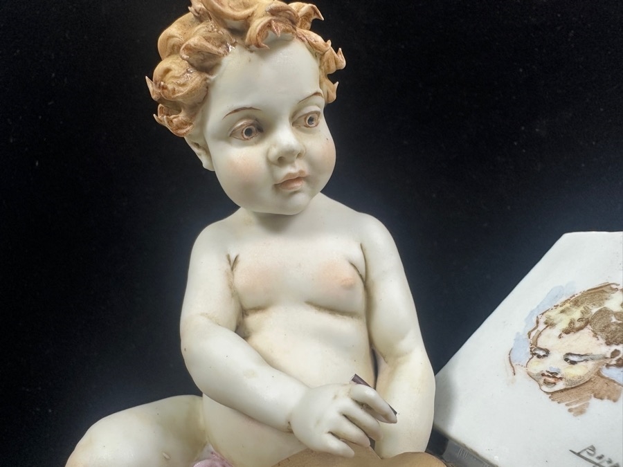 Just Added - Luigi Giorgio Benacchio Porcelain Figurine Made In Italy By Triade 7.5'H [Photo 5]