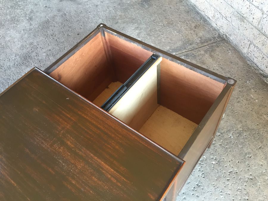 Mid-Century Vinyl Record Storage Cabinet [Photo 7]