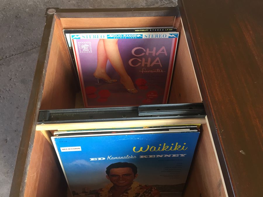 Mid-Century Vinyl Record Storage Cabinet [Photo 8]