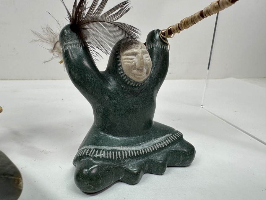 Just Added - Collection Of (5) Alaskan Inuit Soapstone Carvings [Photo 6]