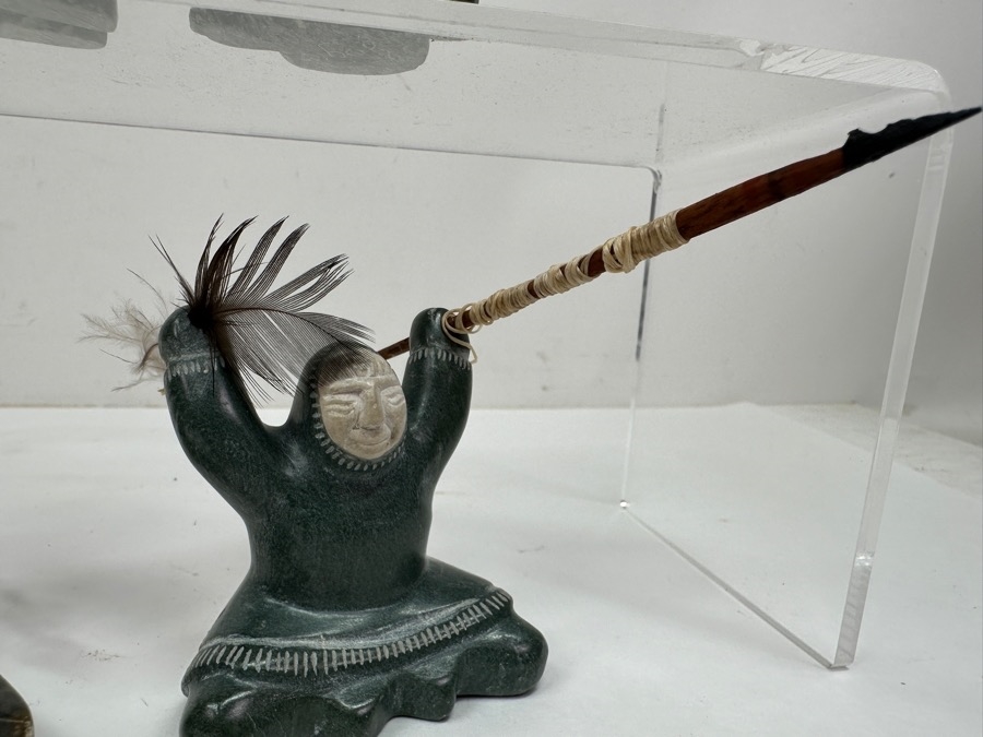 Just Added - Collection Of (5) Alaskan Inuit Soapstone Carvings [Photo 5]