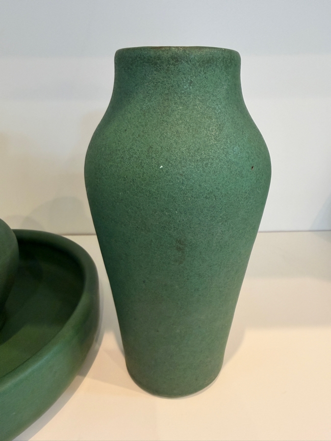 Collection Of (3) Vintage Arts And Crafts Ceramic Pottery Pieces 3'-8.25' [Photo 3]