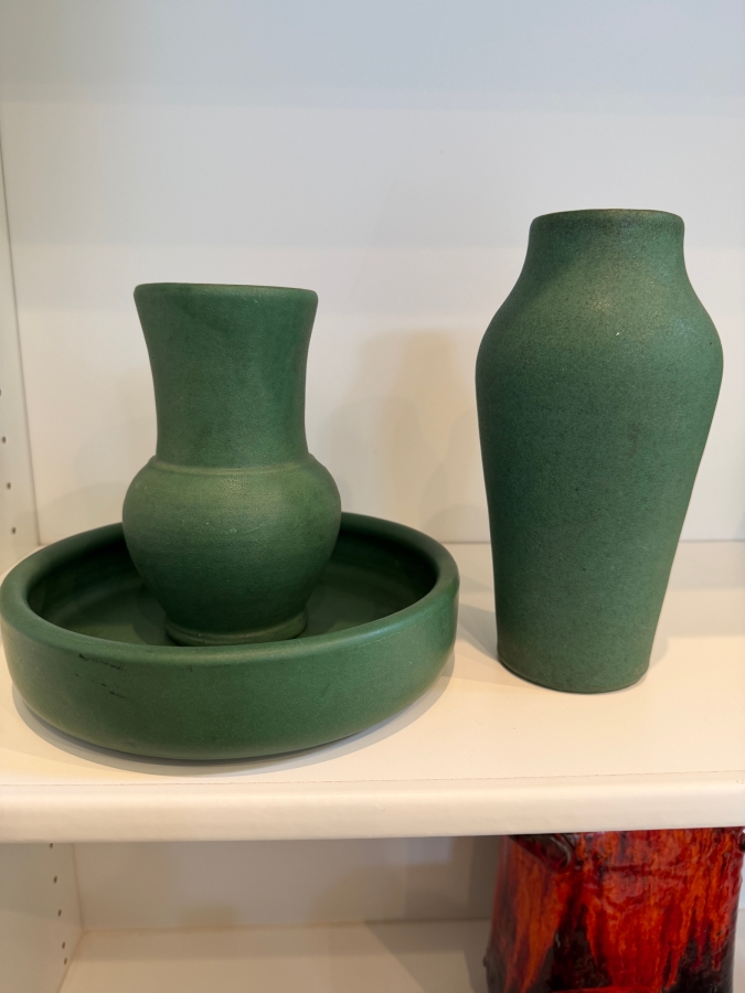 Collection Of (3) Vintage Arts And Crafts Ceramic Pottery Pieces 3'-8.25' [Photo 2]