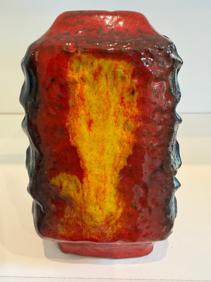 Vintage Mid-Century Modern Fat Lava West German Art Pottery Vase By Bay Keramik Model No. 983-14 6'H [Photo 4]