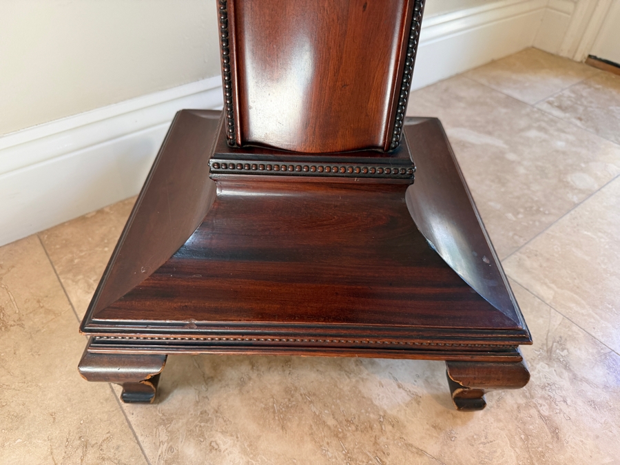 Vintage Solid Rosewood Pedestal Stand (Does Not Include Bronze Sculpture) 40'H [Photo 6]