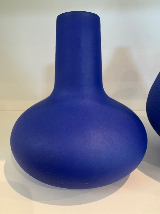 Vintage West German Blue Art Pottery Collection Featuring Carstens Tönnieshof Model 111, Hartwig Heyne Studio Pottery With 'Hey' Signature, And Steuler Keramik Shape 2025/20, Mid-Century Modern Matte And Cobalt Glazes, Circa 1960s-1970s 7'H - 8'H [Photo 3]