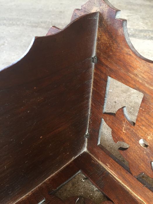 Vintage Corner Wall Shelf Unit With Hinge [Photo 9]