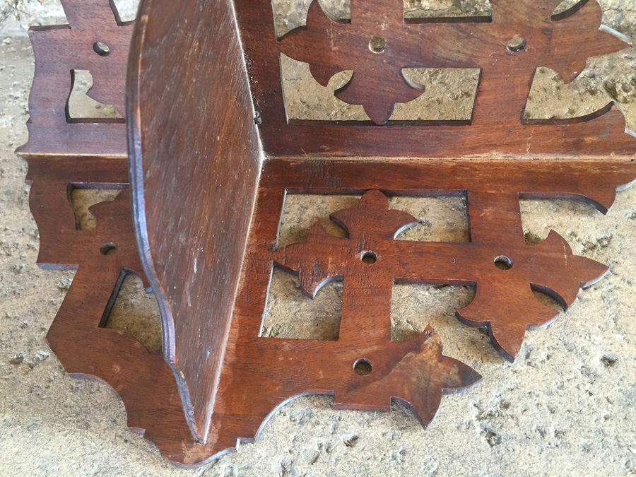 Vintage Corner Wall Shelf Unit With Hinge [Photo 6]