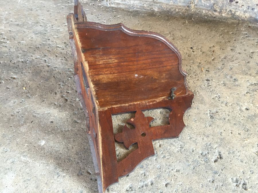 Vintage Corner Wall Shelf Unit With Hinge [Photo 8]