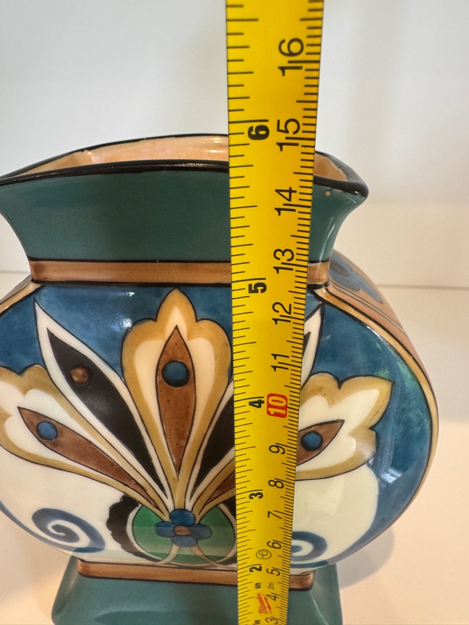 Vintage Hand Painted Noritake Vase Made In Japan 5.5'H [Photo 6]