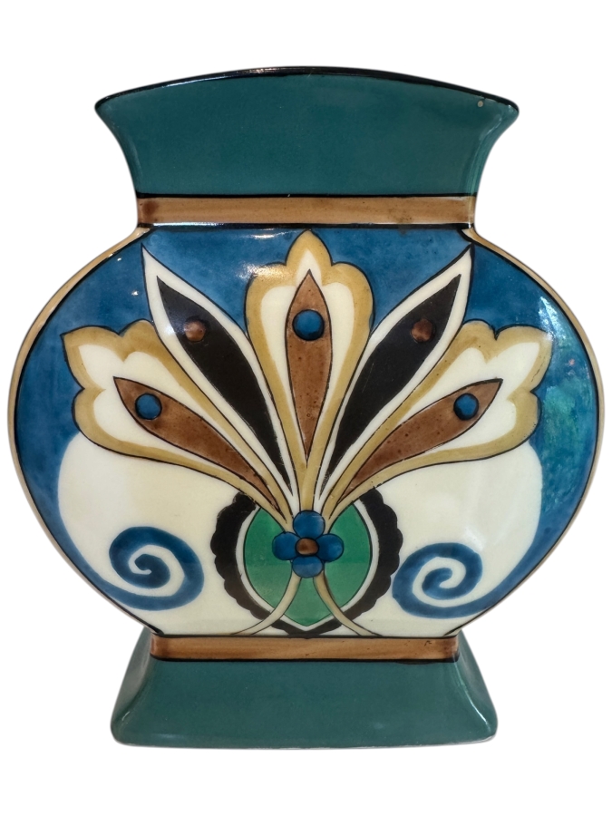 Vintage Hand Painted Noritake Vase Made In Japan 5.5'H