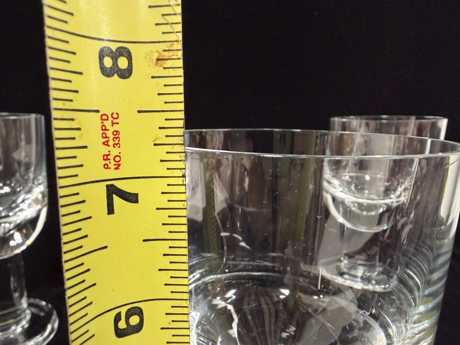 Set Of Four Krosno Svend Jensen Thor Goblets 7.25'H [Photo 3]