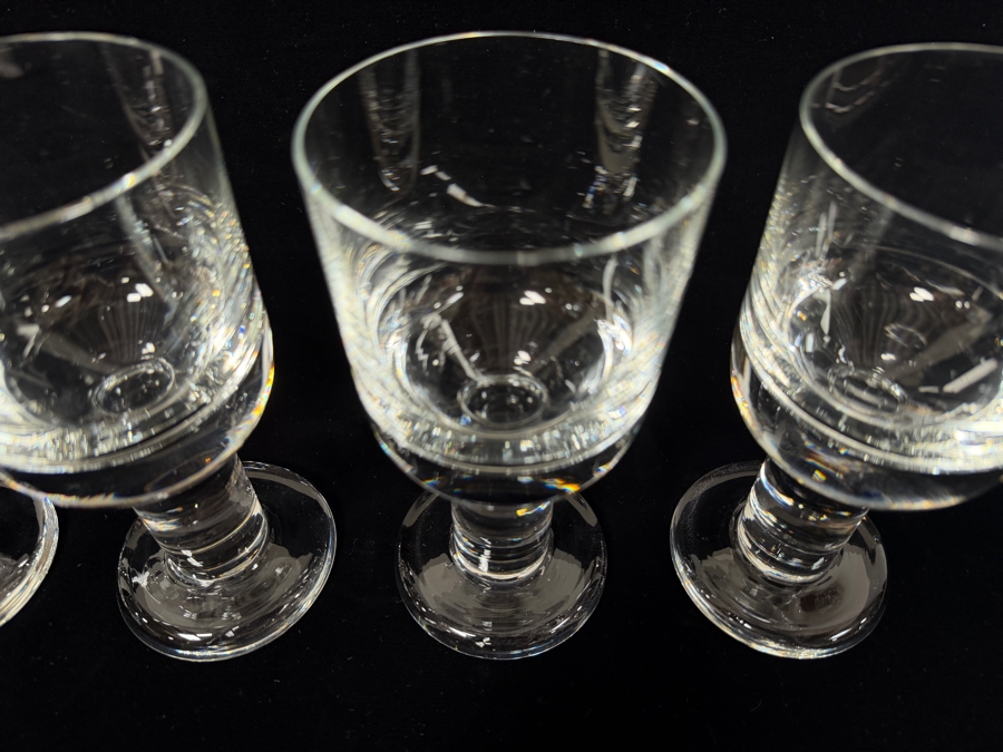 Set Of Four Krosno Svend Jensen Thor Goblets 7.25'H [Photo 2]
