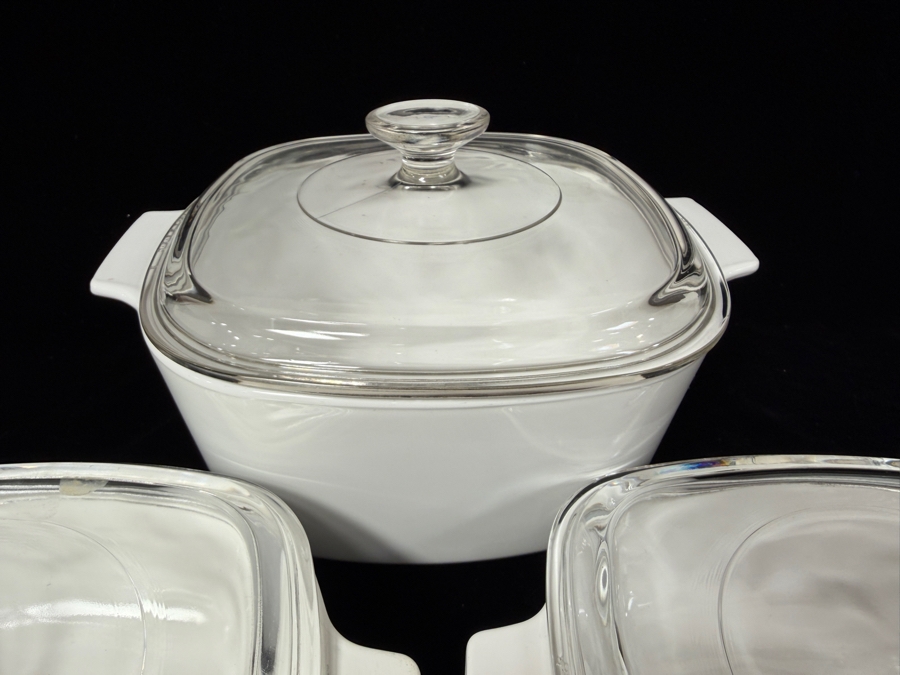 (3) Vintage Corning Ware Casserole Dishes [Photo 3]