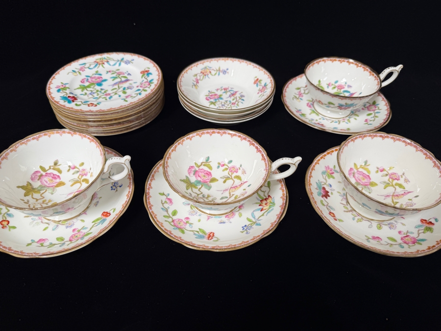 Vintage Hand Painted Coalport 'Pembroke' 6316 Bone China Made In England [Photo 4]