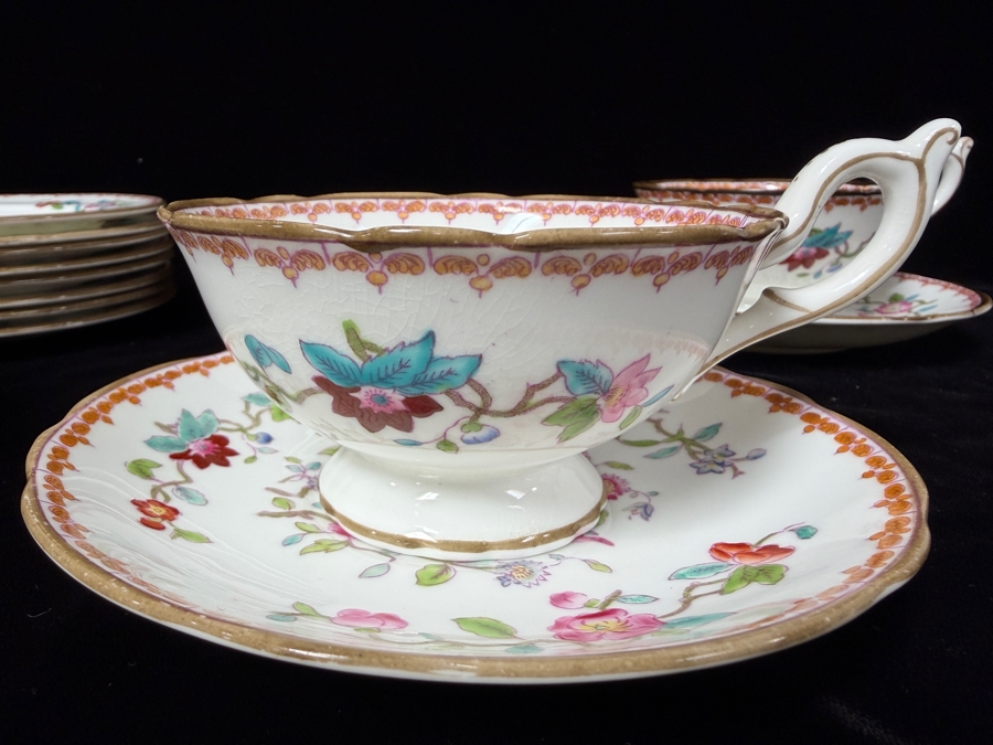 Vintage Hand Painted Coalport 'Pembroke' 6316 Bone China Made In England [Photo 13]
