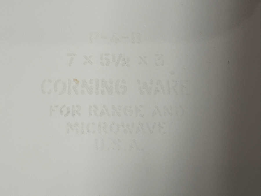 (2) Vintage Corning Ware Sauce Pans And Casserole Dish [Photo 7]