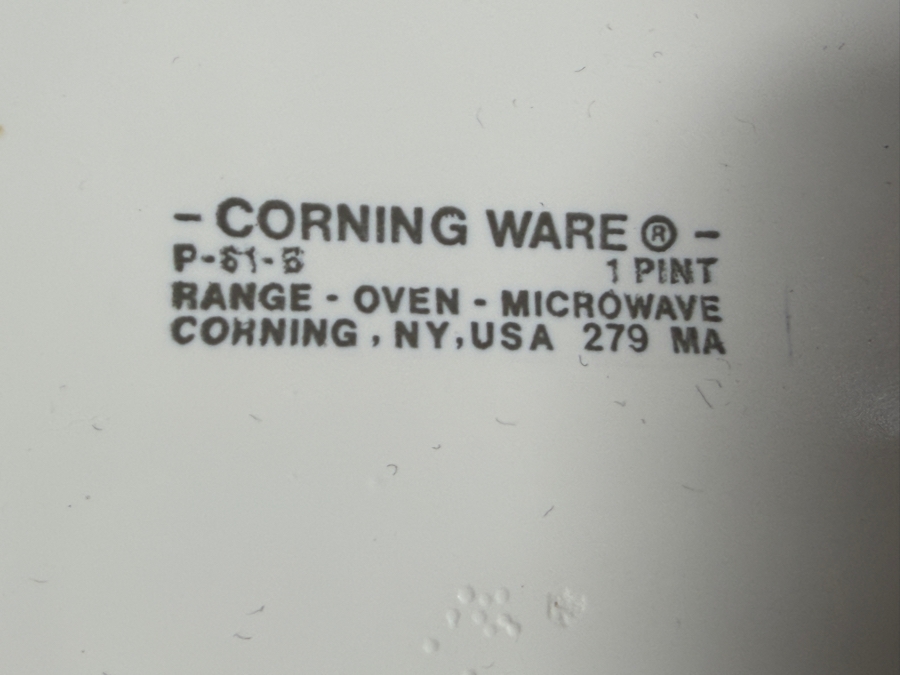 (2) Vintage Corning Ware Sauce Pans And Casserole Dish [Photo 6]
