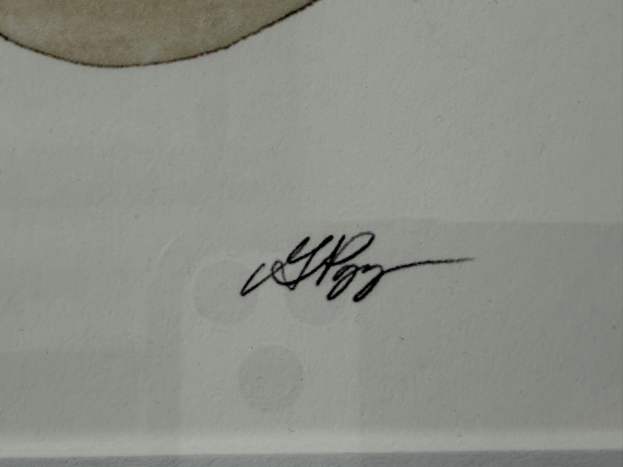 Grace Popp Artist Signed Limited Edition Giclee Print Titled 'Custom Connect The Dots I' 10 X 16 Dated 2022 Framed 19 X 24 [Photo 4]