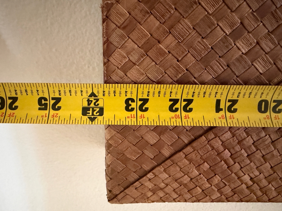 Vintage Rattan Wall Mirror 24'W X 36'H [Photo 4]