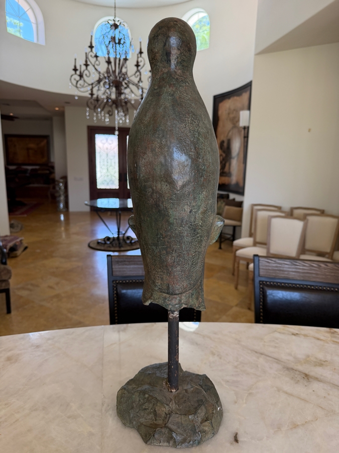 Large Decorative Bronze Bust Of The Ancient Egyptian God Osiris 27'H [Photo 7]