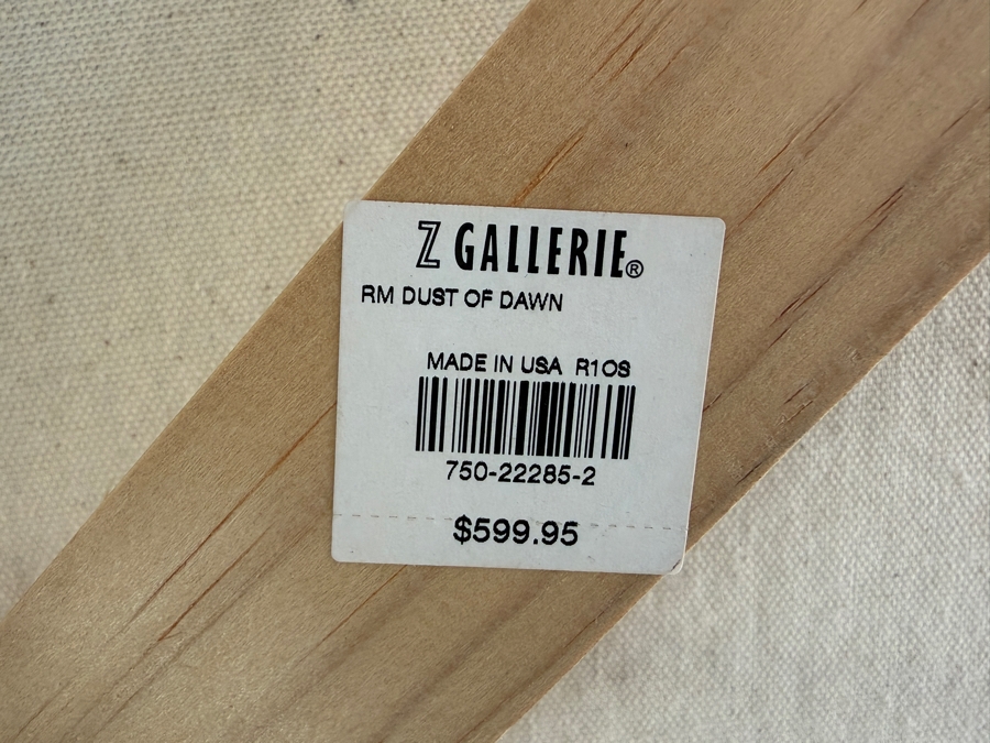 Z Gallerie Dust Of Dawn Abstract Canvas Wall Art With Textured Drip 40'W X 60'H Retails $600  [Photo 4]