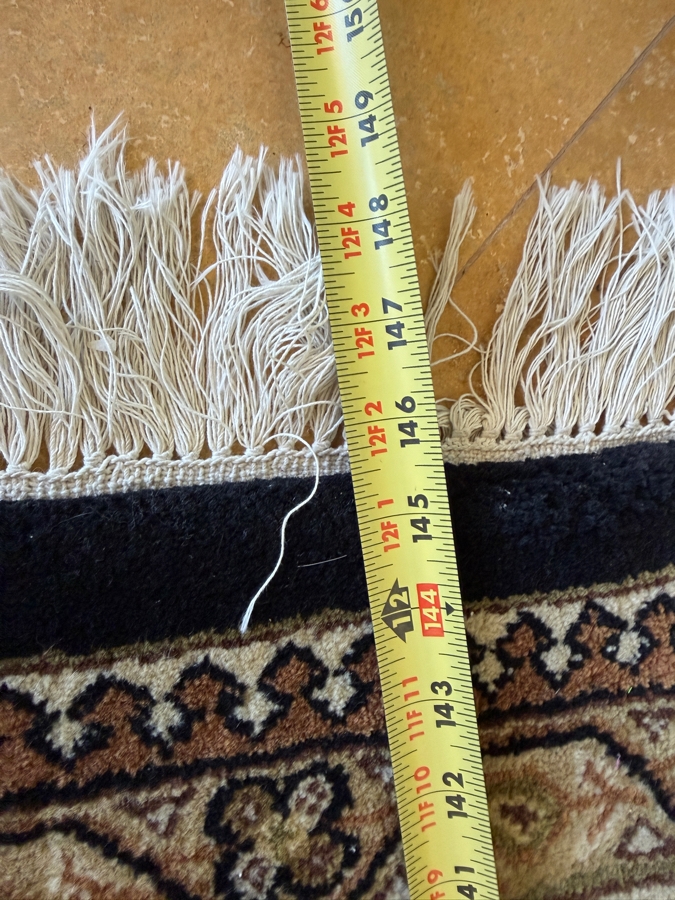 Hand-Knotted Indo-Tabriz Wool Area Rug With Floral All-Over Pattern 109'W X 148'L [Photo 6]
