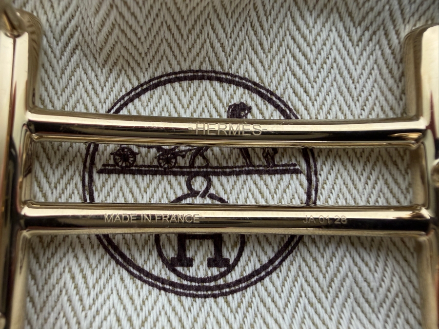 Just Added - New Hermes Luxury Belt With Original Box And Dust Bag Size 95 [Photo 5]