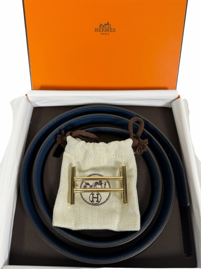 Just Added - New Hermes Luxury Belt With Original Box And Dust Bag Size 95