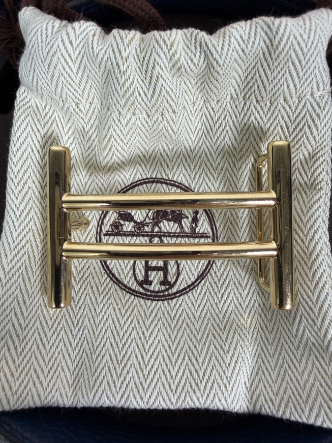 Just Added - New Hermes Luxury Belt With Original Box And Dust Bag Size 95 [Photo 3]