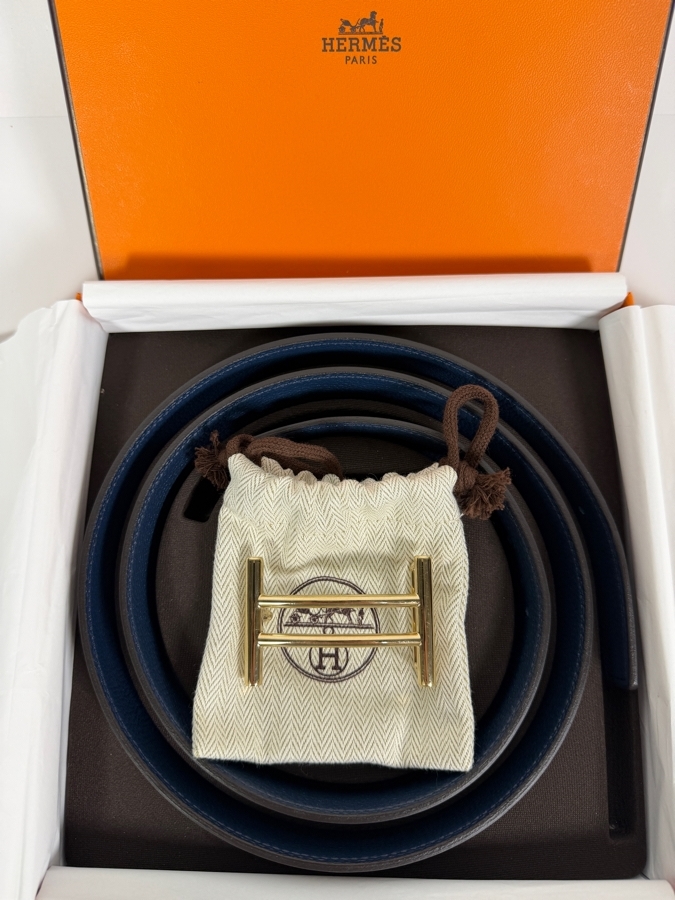 Just Added - New Hermes Luxury Belt With Original Box And Dust Bag Size 95 [Photo 2]